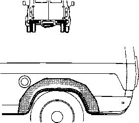 VAN WEZEL 1893145 -  Боковина